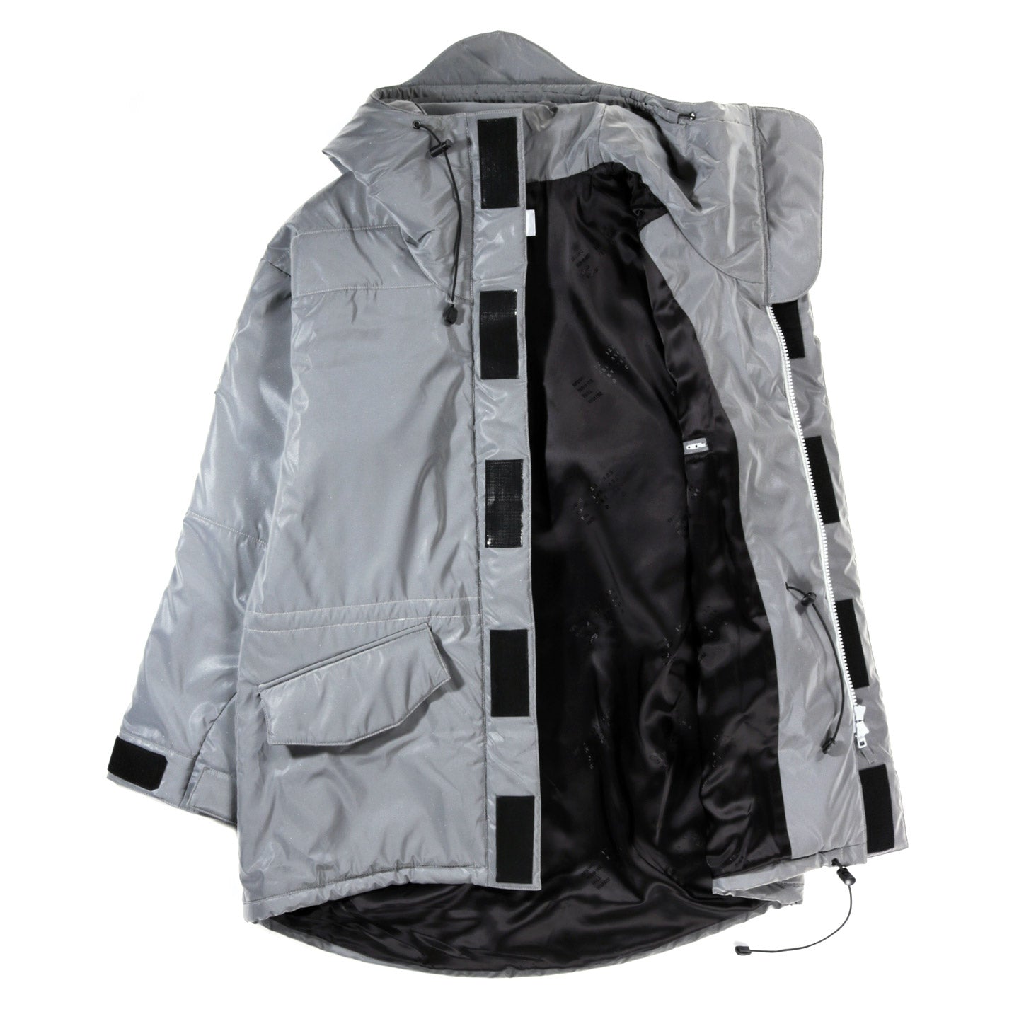 4SDESIGNS NF COAT REFLECTIVE LIGHT GREY