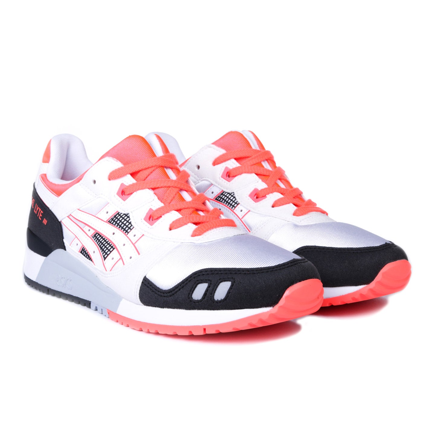 ASICS GEL-LYTE III OG WHITE / FLASH CORAL