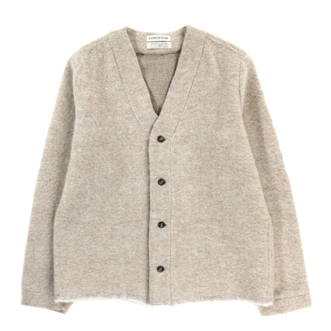 A KIND OF GUISE KURA CARDIGAN FUZZY SESAME