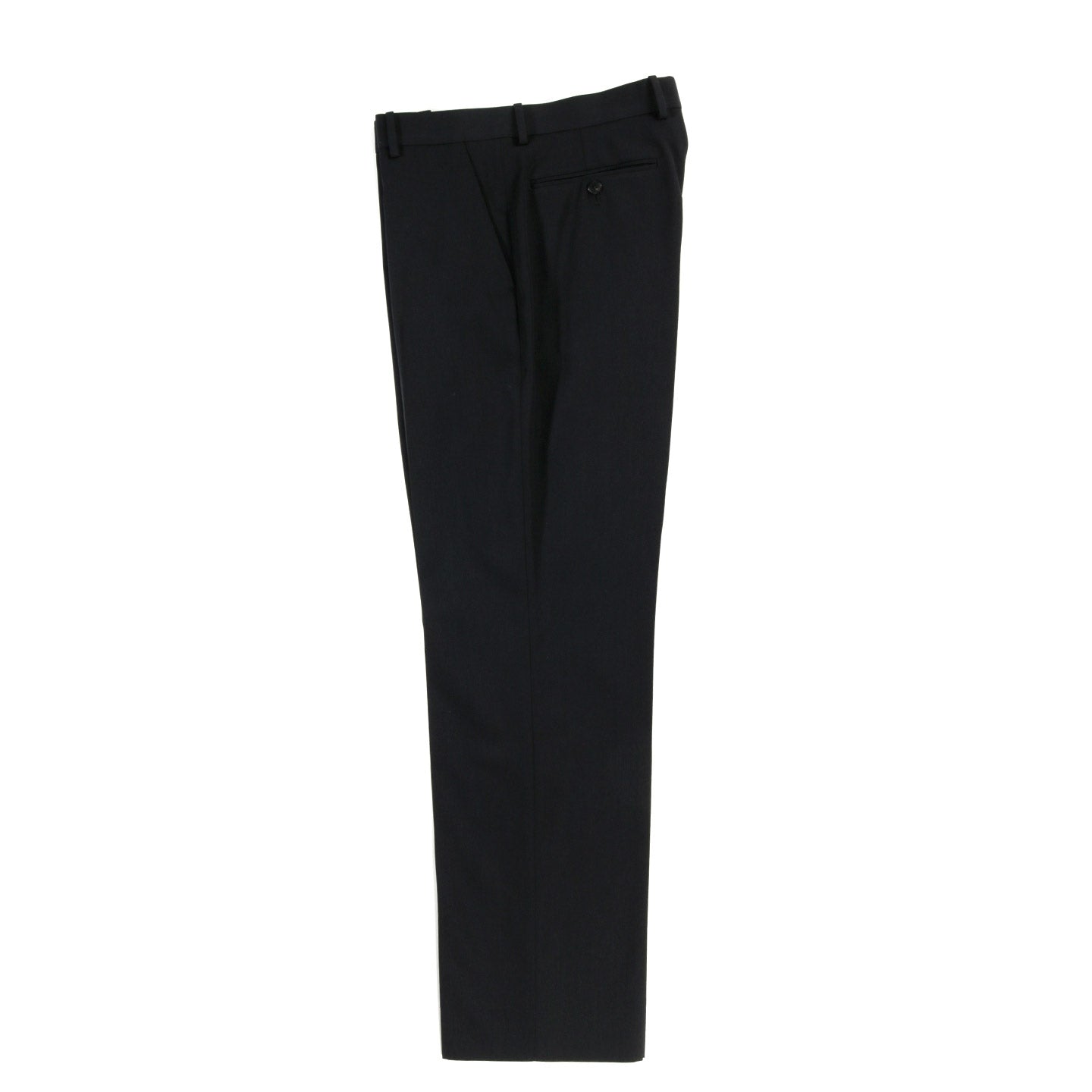 AURALEE LIGHT WOOL MAX GABARDINE SLACKS BLACK | TODAY CLOTHING