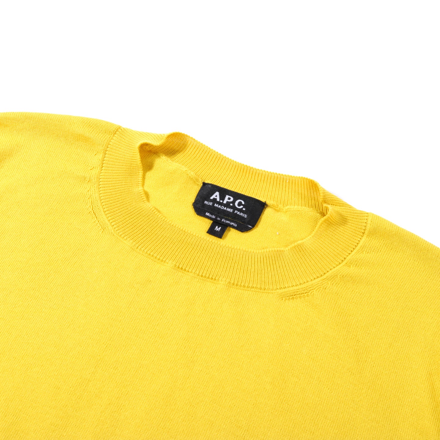 A.P.C. LARRY SWEATER YELLOW