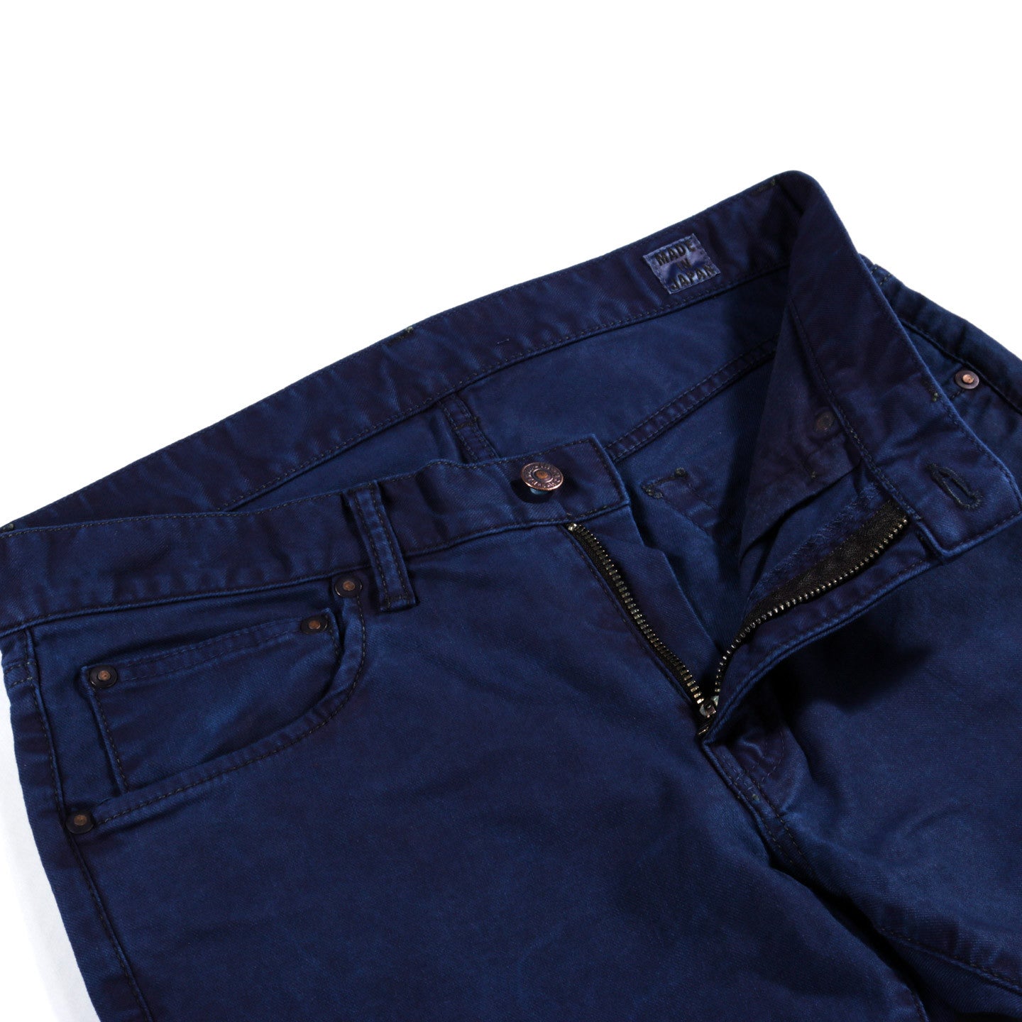 BLUE BLUE JAPAN STRETCH TWILL HAND DYED JEAN