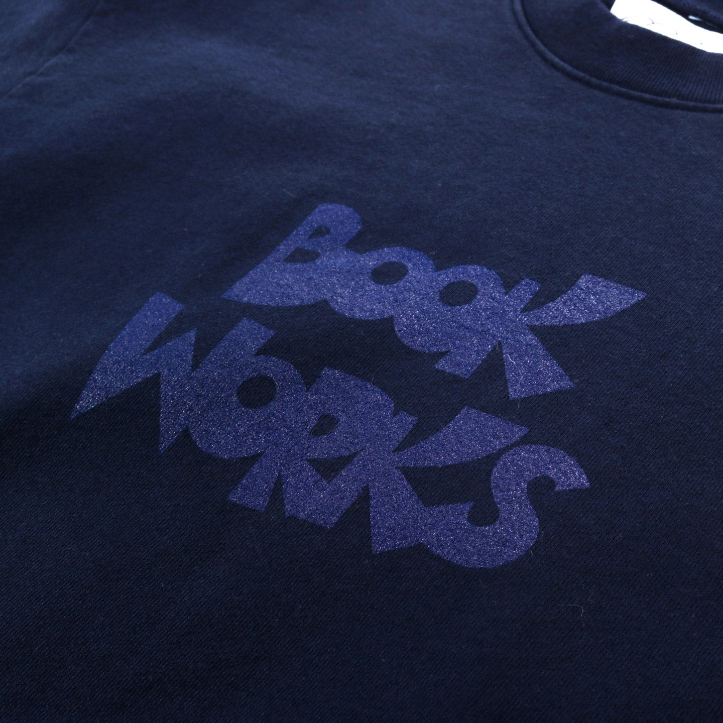 BOOK WORKS OG LOGO CREWNECK SWEATSHIRT NAVY
