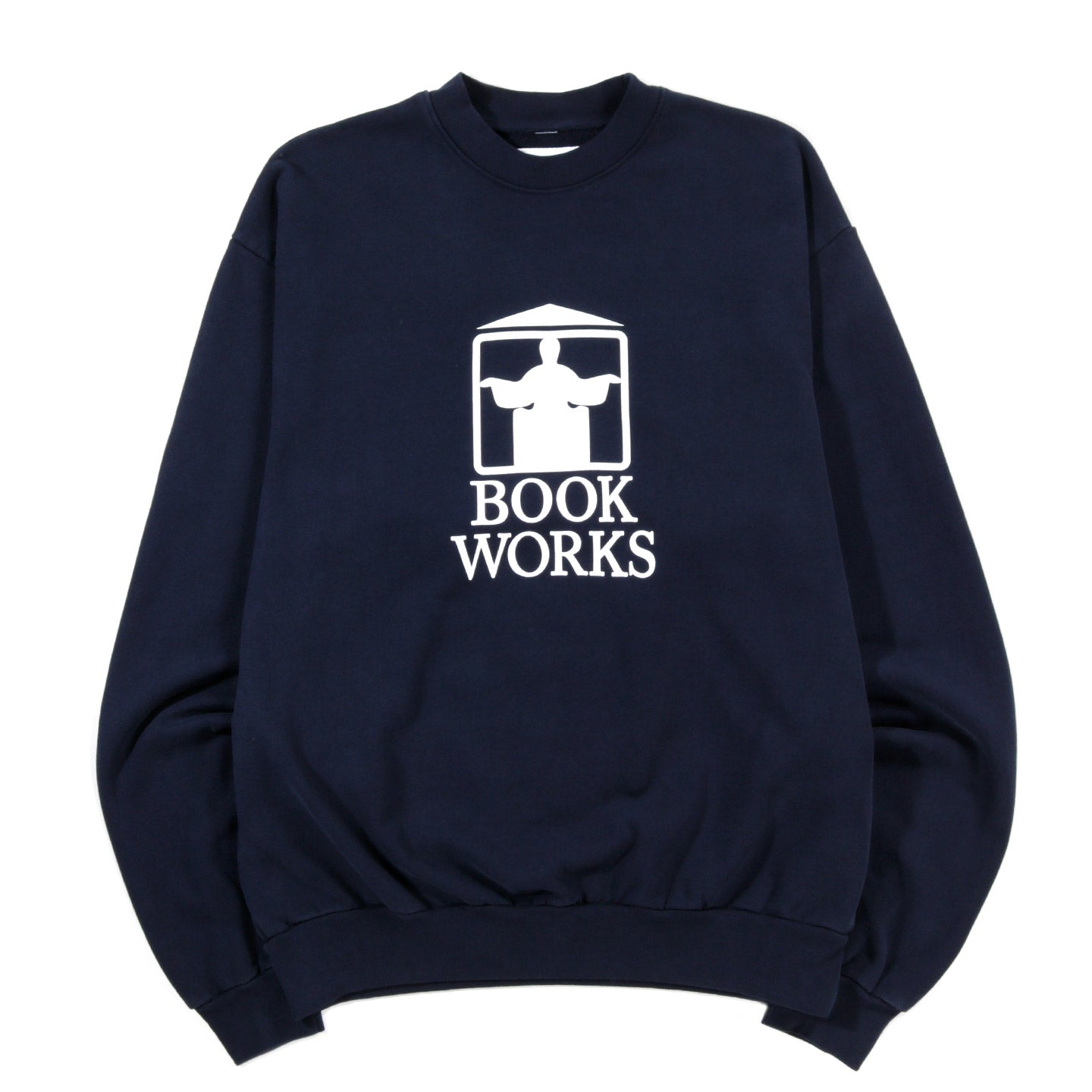 BOOK WORKS UNIVERSIDAD CREWNECK SWEATSHIRT NAVY