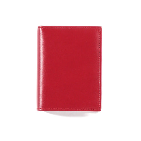COMME DES GARCONS SA0641 CLASSIC LEATHER WALLET RED