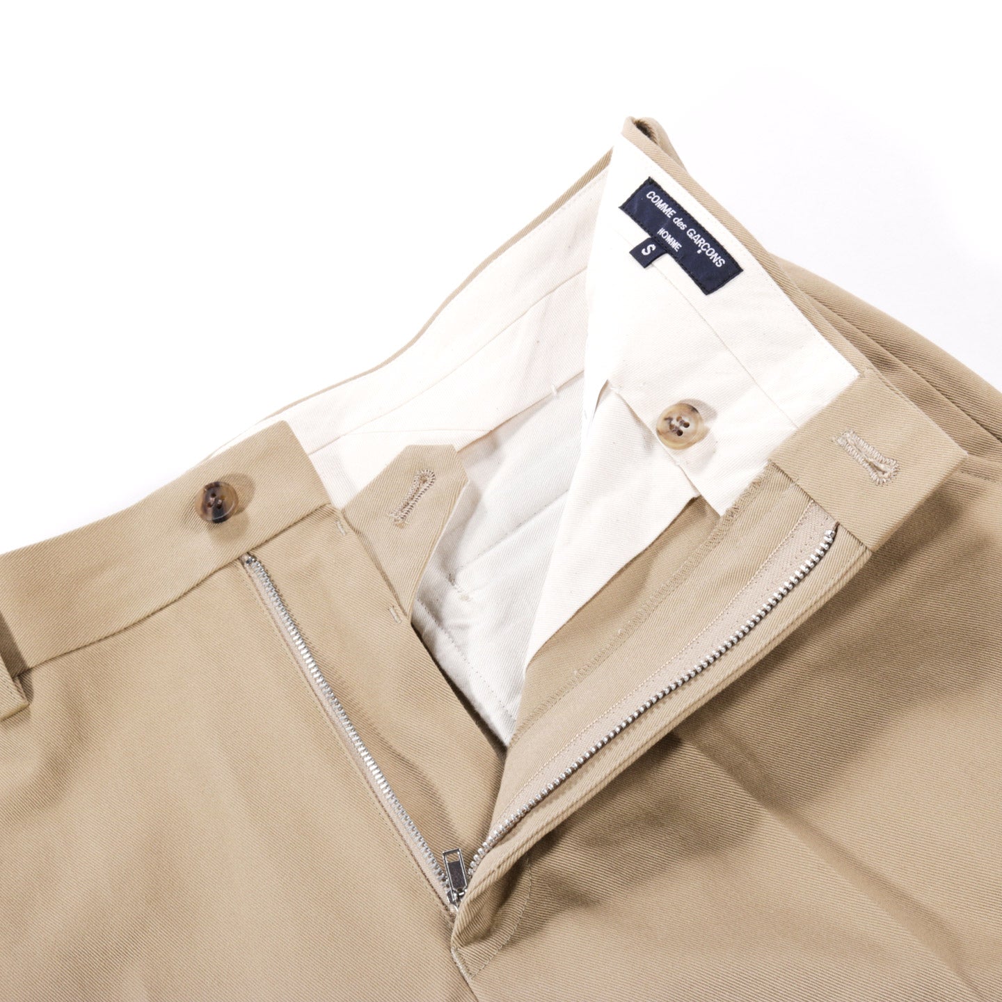 COMME DES GARCONS HOMME P010 PRESSED CHINO BEIGE