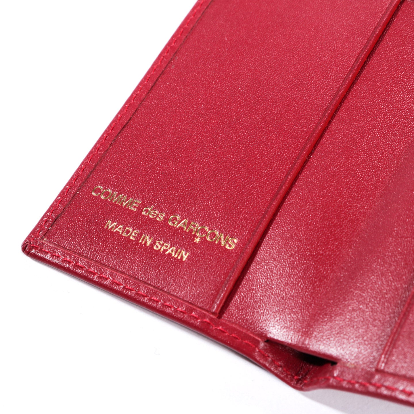 COMME DES GARCONS SA6400 WALLET RED