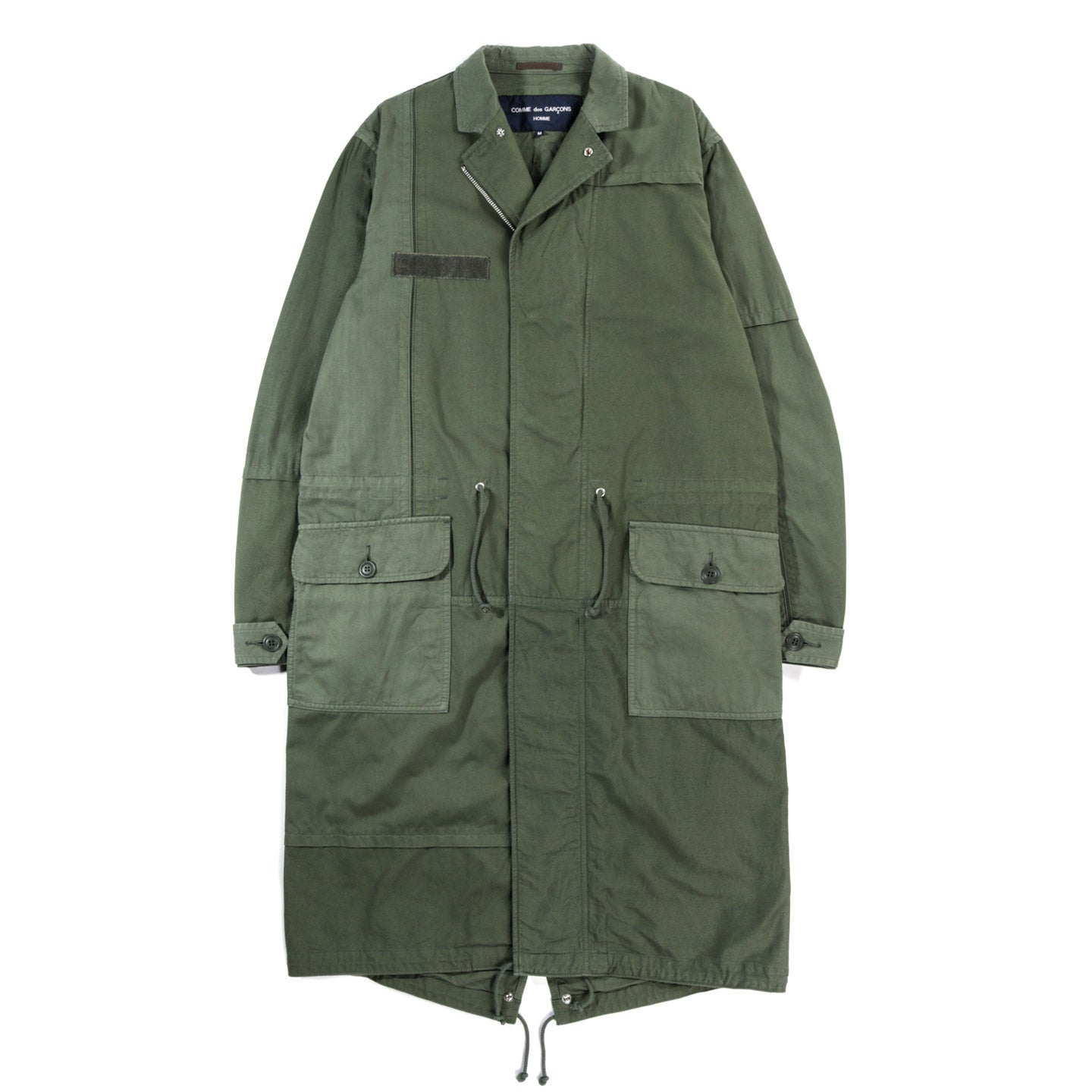 COMME DES GARCONS HOMME C003 COAT KHAKI MIX | TODAY CLOTHING