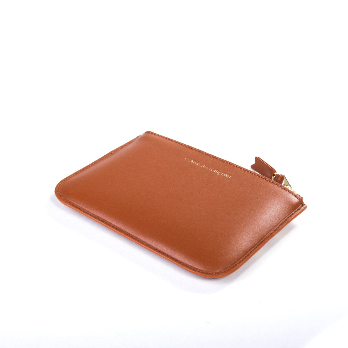 COMME DES GARCONS SA8100 RUBY EYES ZIP WALLET BROWN