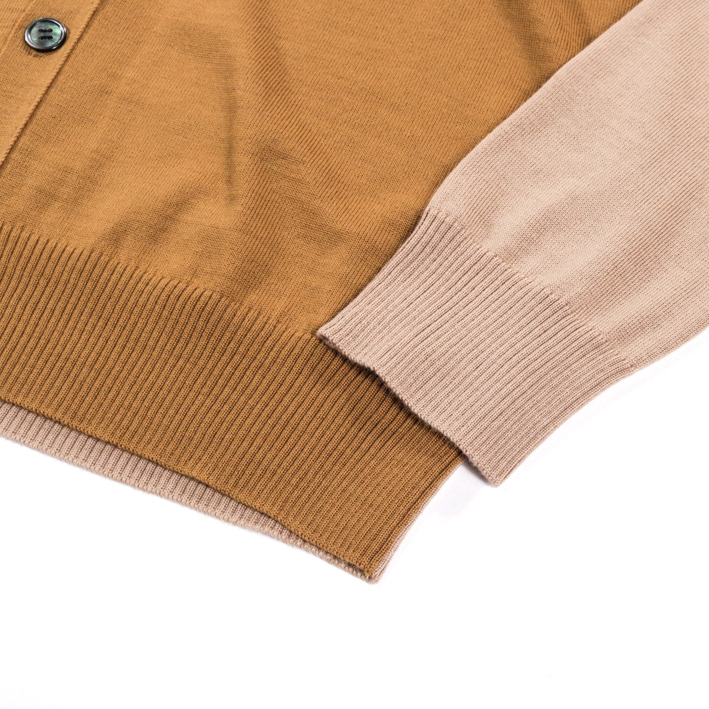 COMME DES GARCONS HOMME N001 CARDIGAN CAMEL X BEIGE