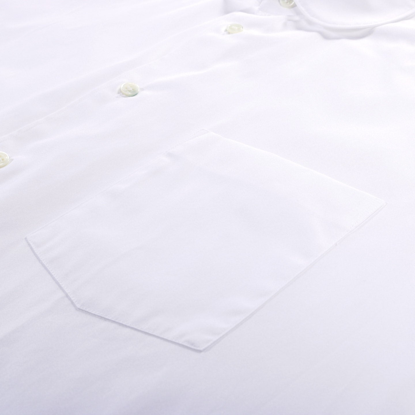 COMME DES GARCONS SHIRT FOREVER B217 WIDE CLASSIC ROUNDED COLLAR WHITE