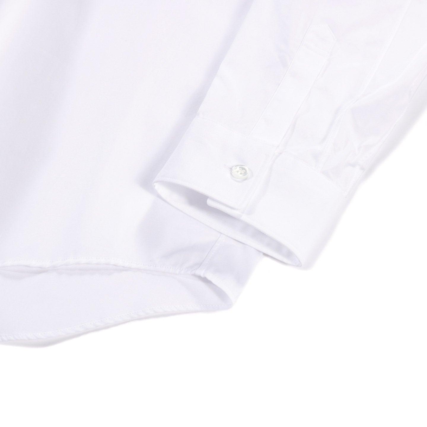 COMME DES GARCONS SHIRT FOREVER B217 WIDE CLASSIC ROUNDED COLLAR WHITE