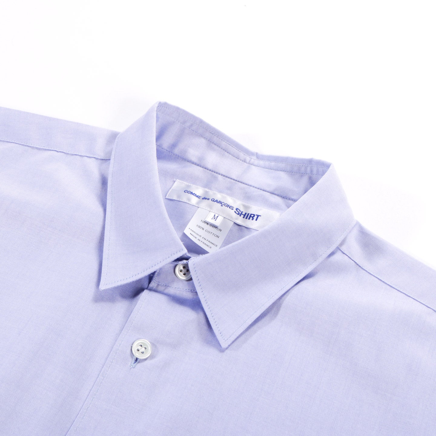 COMME DES GARCONS SHIRT FOREVER B023 NARROW CLASSIC OXFORD BLUE