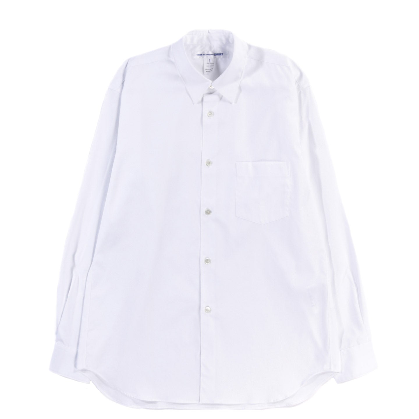 COMME DES GARCONS SHIRT FOREVER B023 NARROW CLASSIC OXFORD WHITE