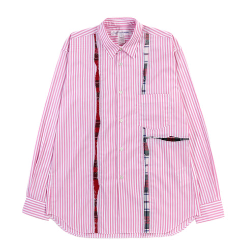 COMME DES GARCONS SHIRT B015 SHIRT PINK / CHECK