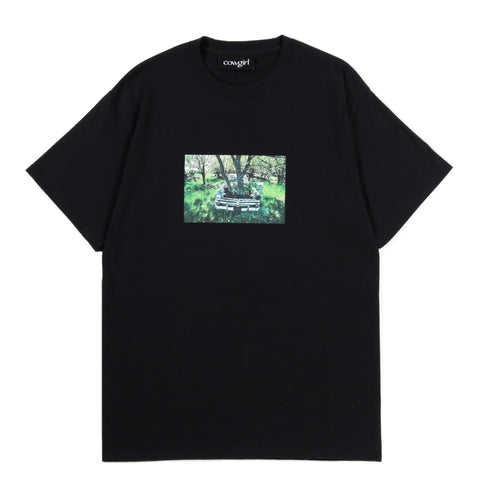 COWGIRL "NATURE BATS LAST" T BLACK