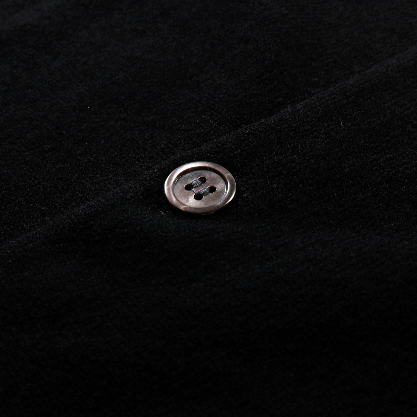 COMME DES GARCONS SHIRT N002 CREW NECK CARDIGAN BLACK