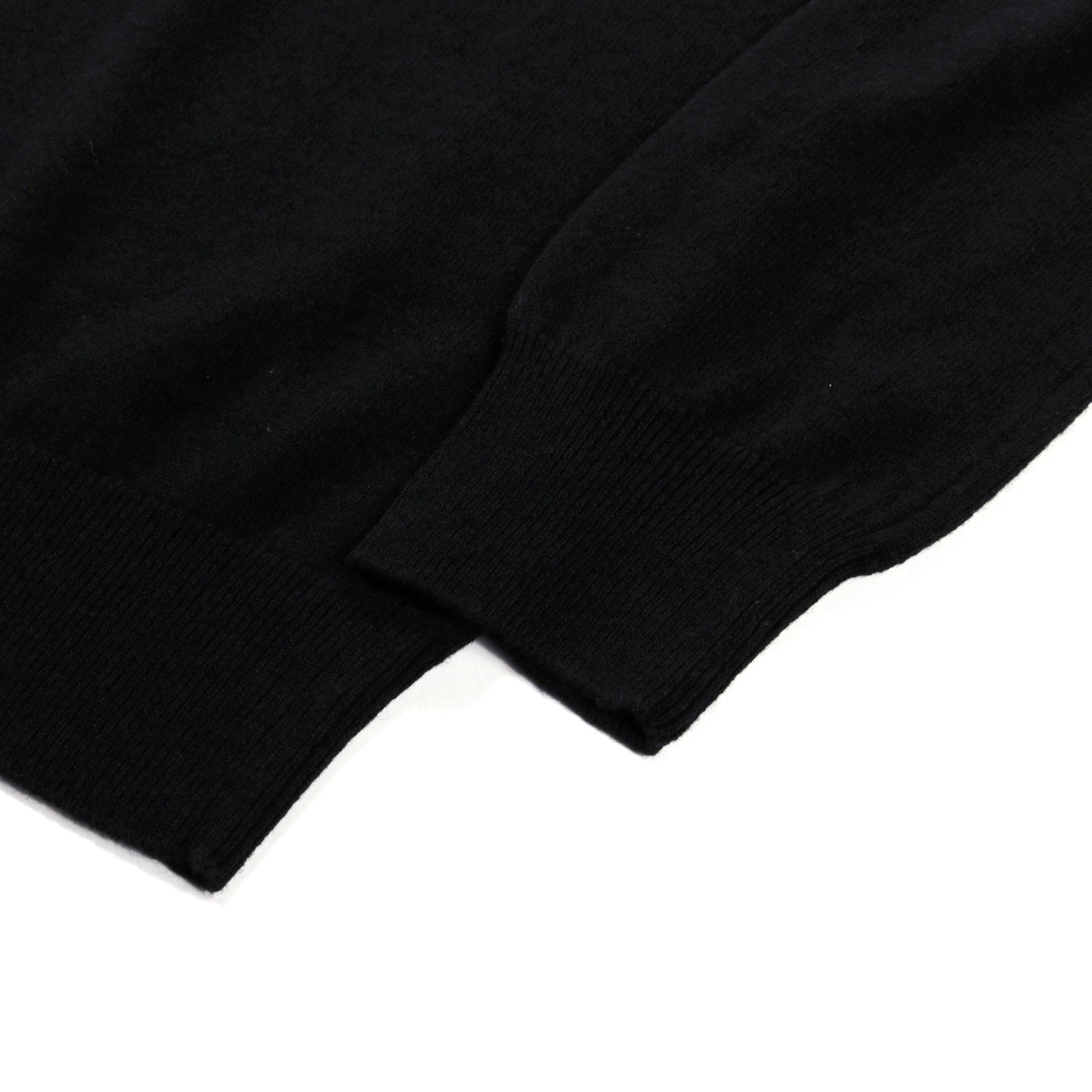 COMME DES GARCONS SHIRT N002 CREW NECK CARDIGAN BLACK