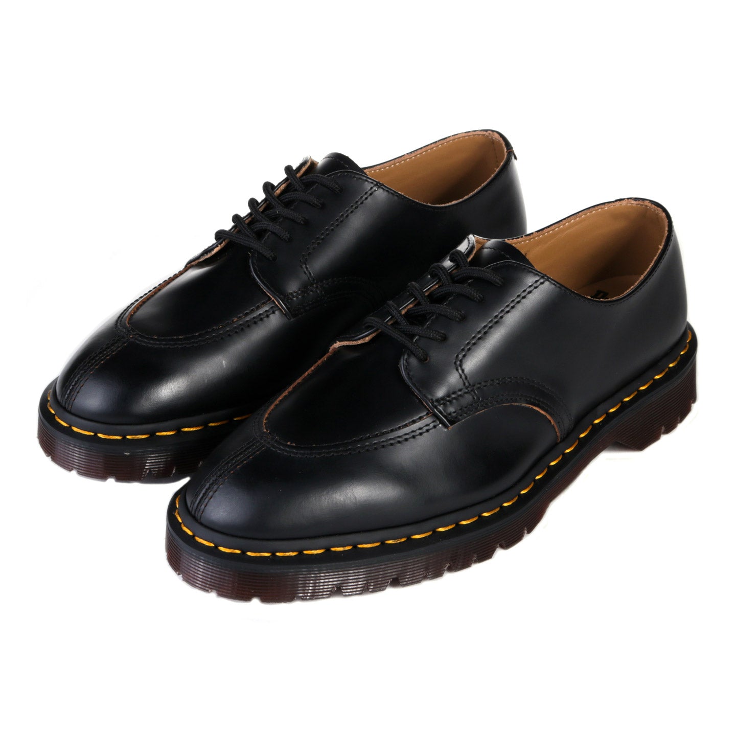 DR. MARTENS 2046 BLACK VINTAGE SMOOTH | TODAY CLOTHING