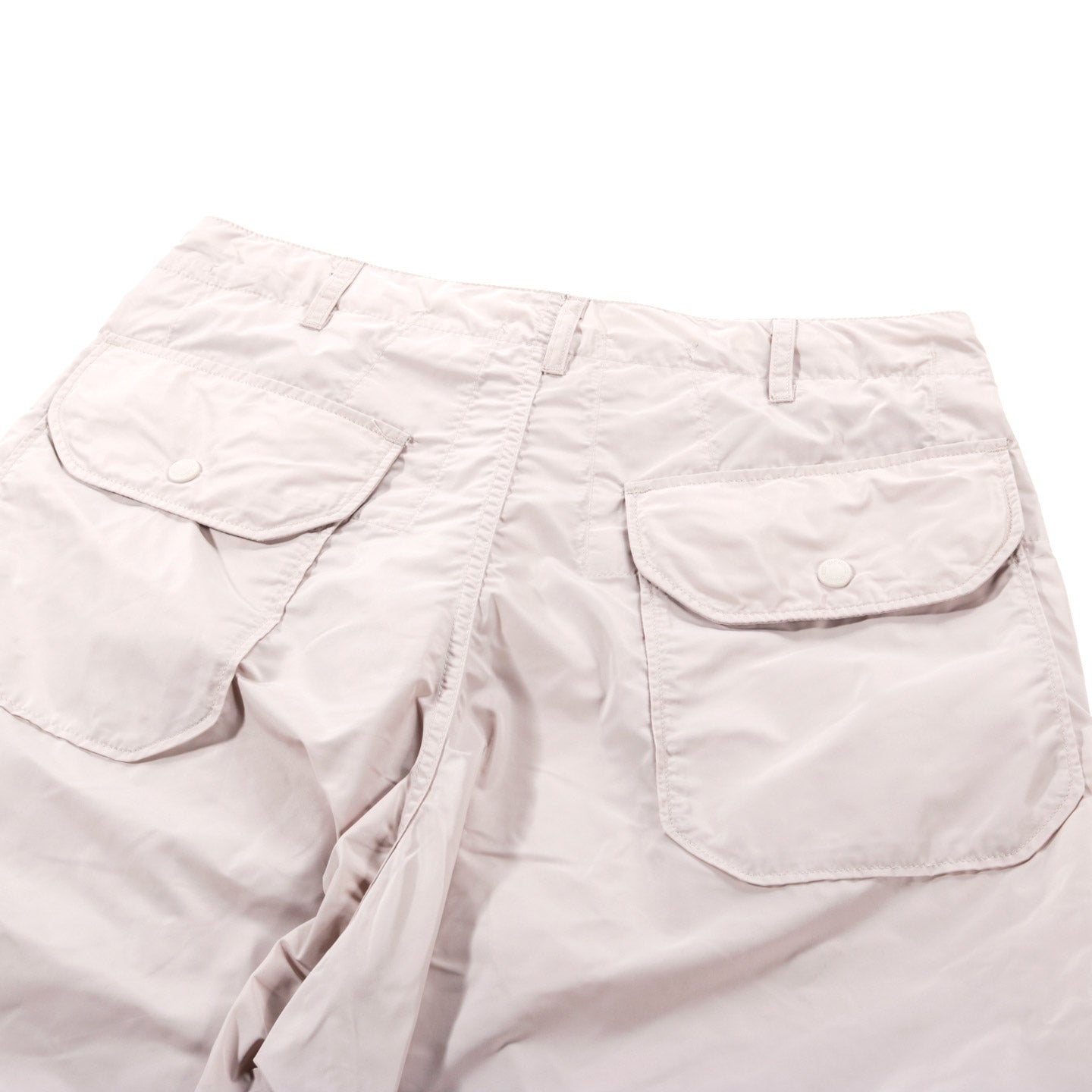 ENGINEERED GARMENTS OVER PANT KHAKI MEMORY POLYESTER