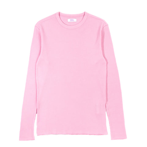 ERL WAFFLE LS T-SHIRT PINK