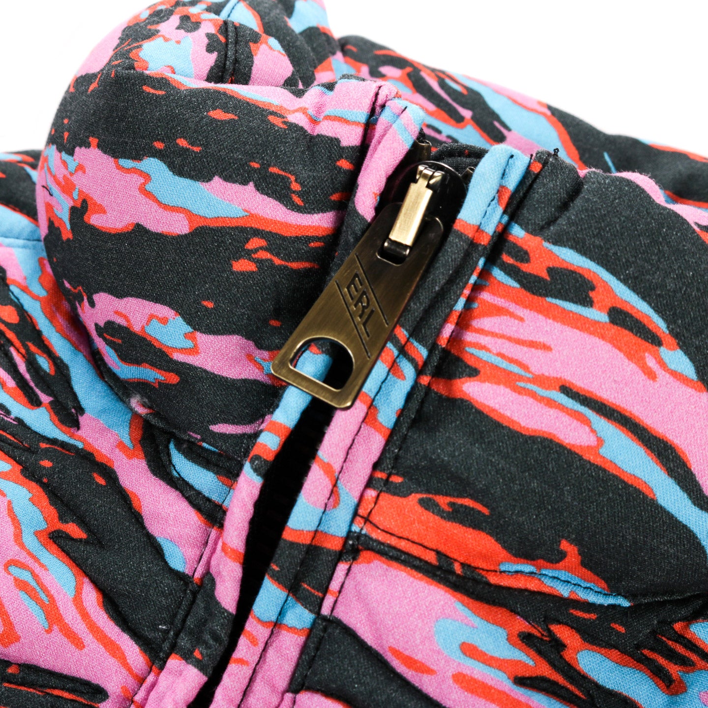 Buy ERL Camouflage Jacquard Padded Jacket 'Pink Rave Camo