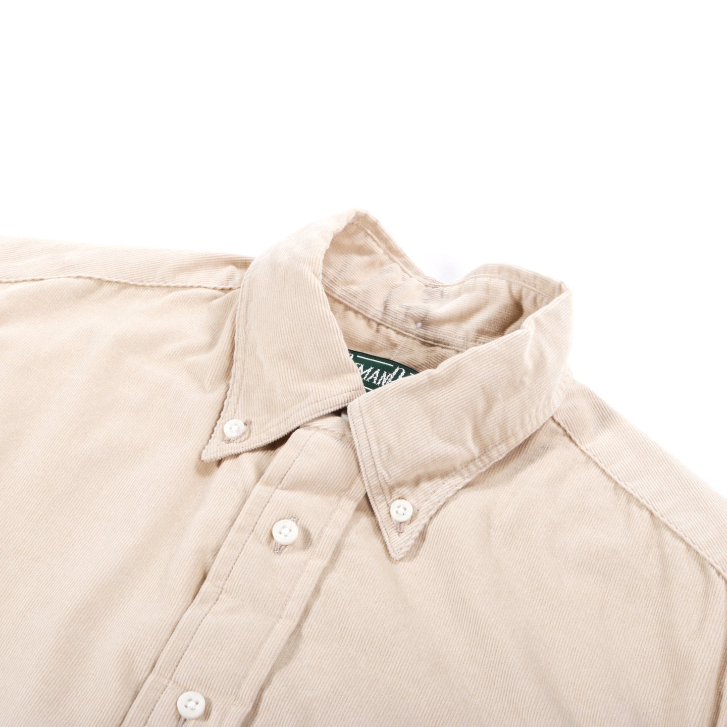 GITMAN VINTAGE BUTTON DOWN CORDUROY TAN