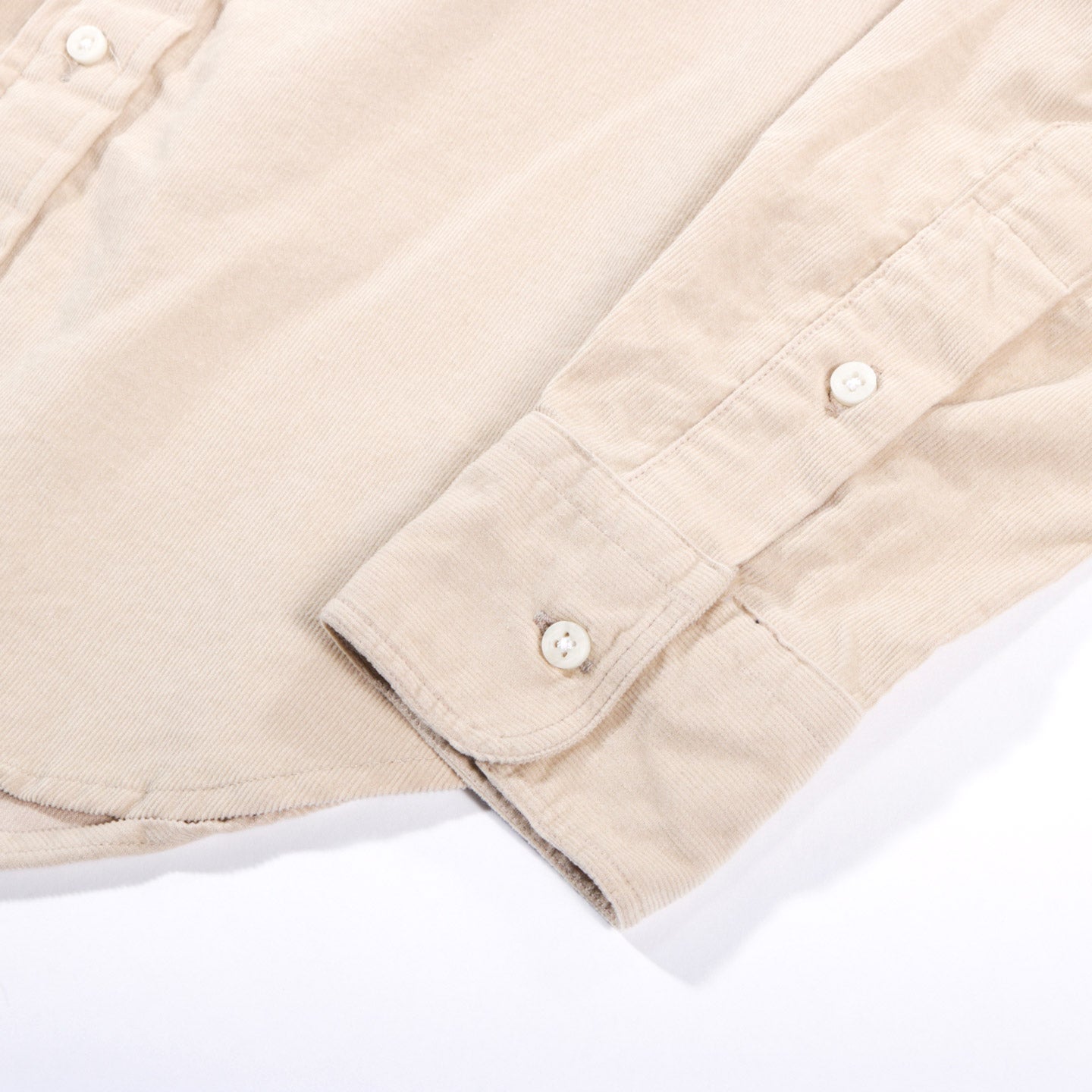 GITMAN VINTAGE BUTTON DOWN CORDUROY TAN