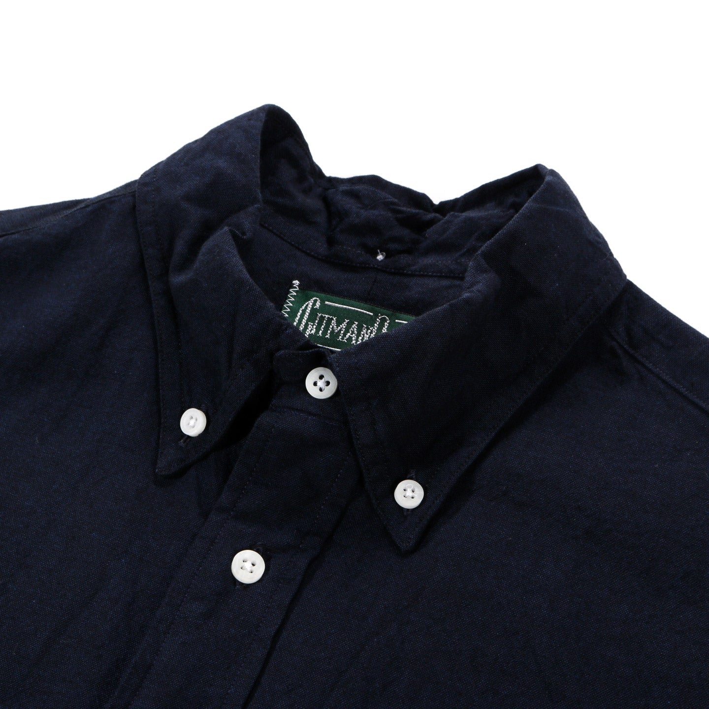 GITMAN VINTAGE BUTTON DOWN NAVY JAPANESE DUNGAREE