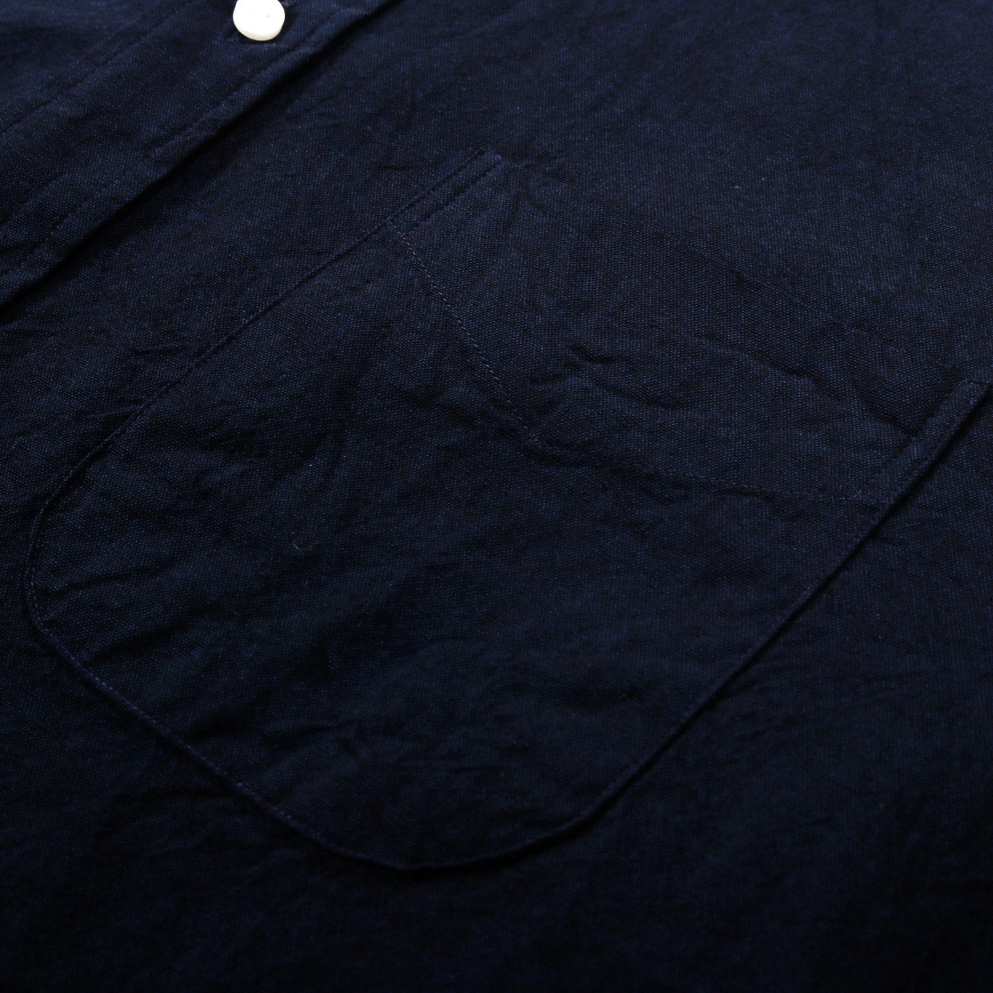 GITMAN VINTAGE BUTTON DOWN NAVY JAPANESE DUNGAREE