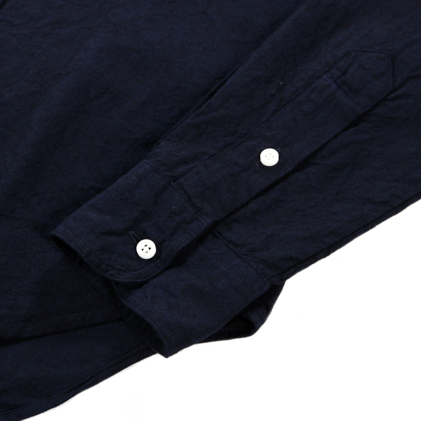 GITMAN VINTAGE BUTTON DOWN NAVY JAPANESE DUNGAREE
