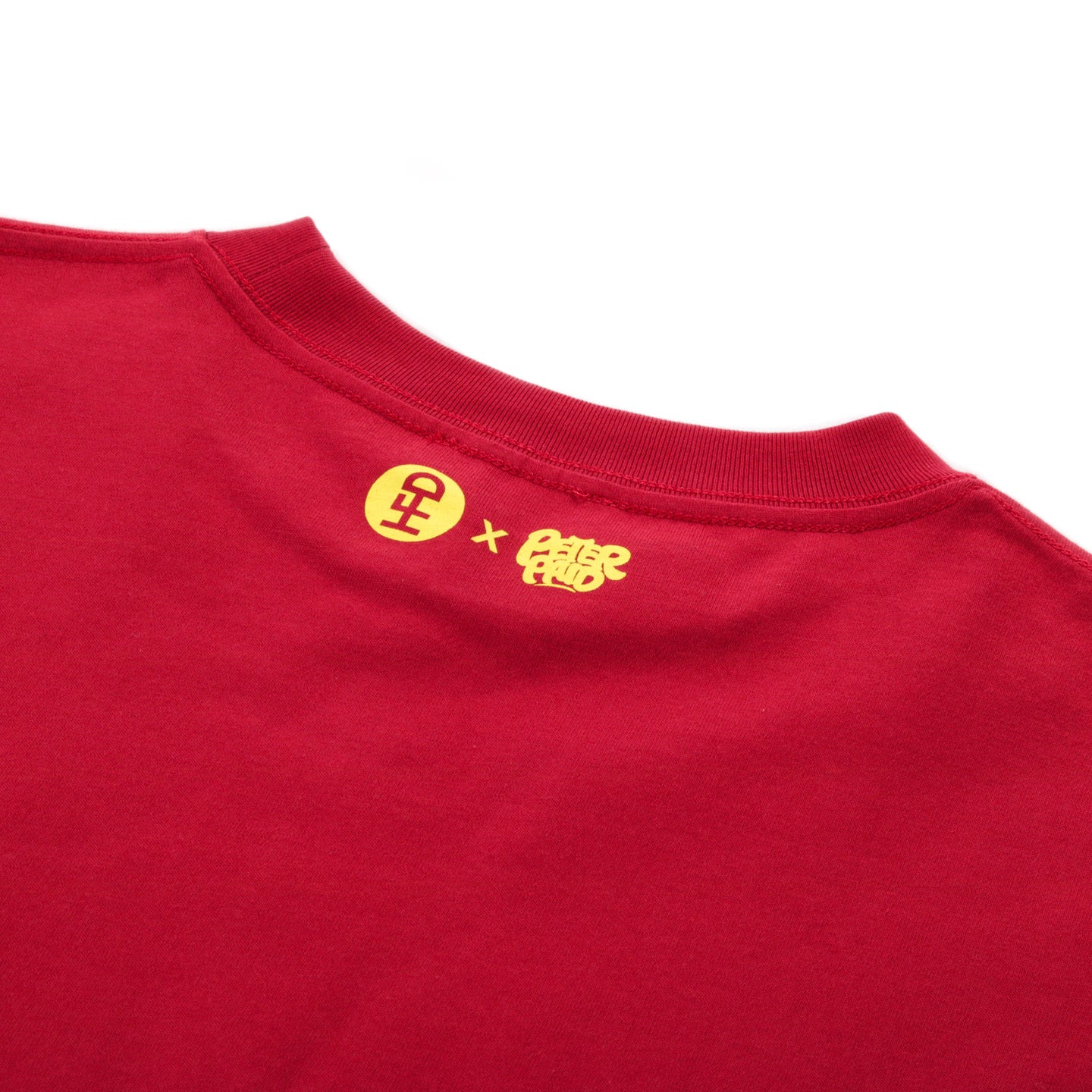 HONEY FUCKING DIJON PETER PAID 'LIMELIGHT' T-SHIRT DARK RED