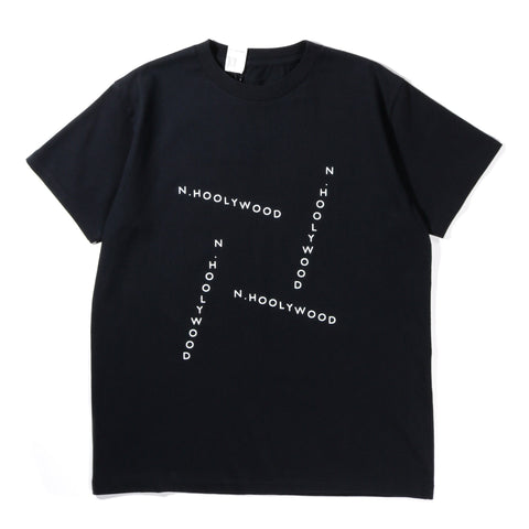 N.HOOLYWOOD 191-CS29 SS GRAPHIC T-SHIRT BLACK