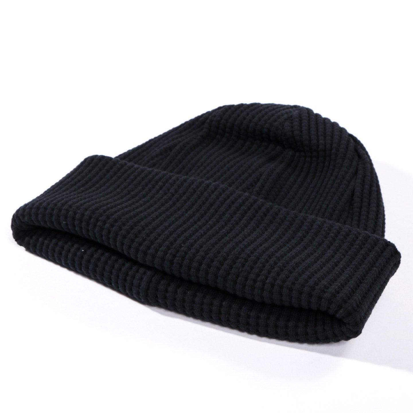 JACKMAN WAFFLE KNIT CAP BLACK