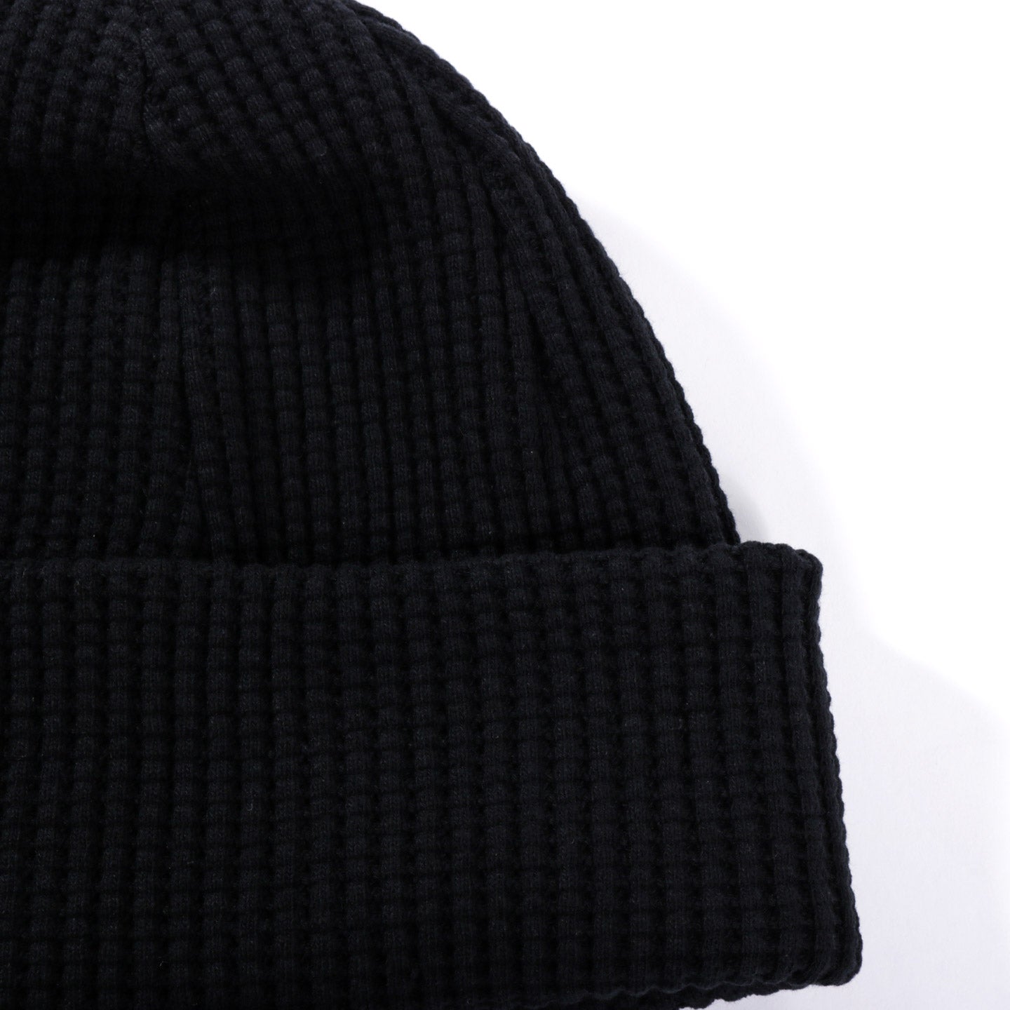 JACKMAN WAFFLE KNIT CAP BLACK