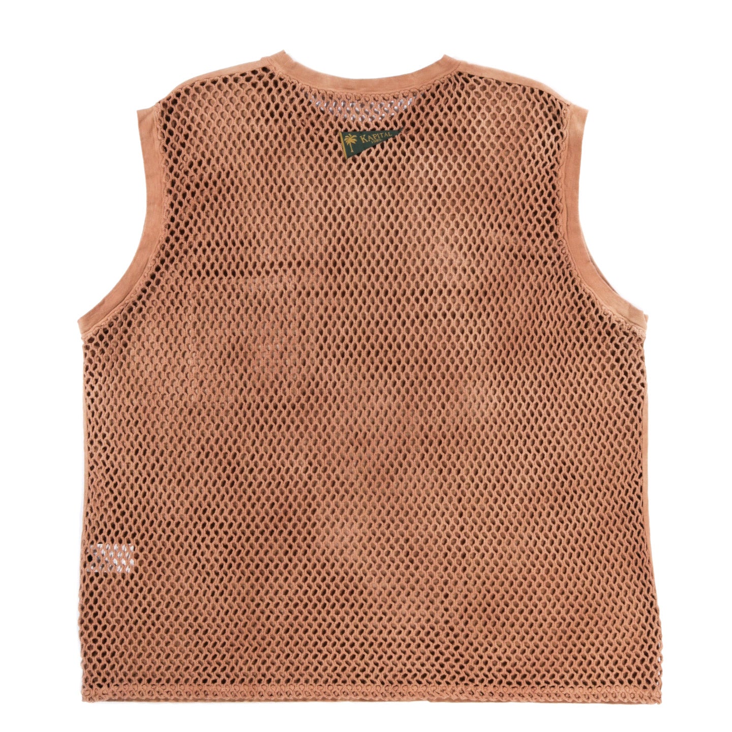 KAPITAL JERSEY KATABIRA NON-SLEEVE T (BACK) MOCHA BEIGE