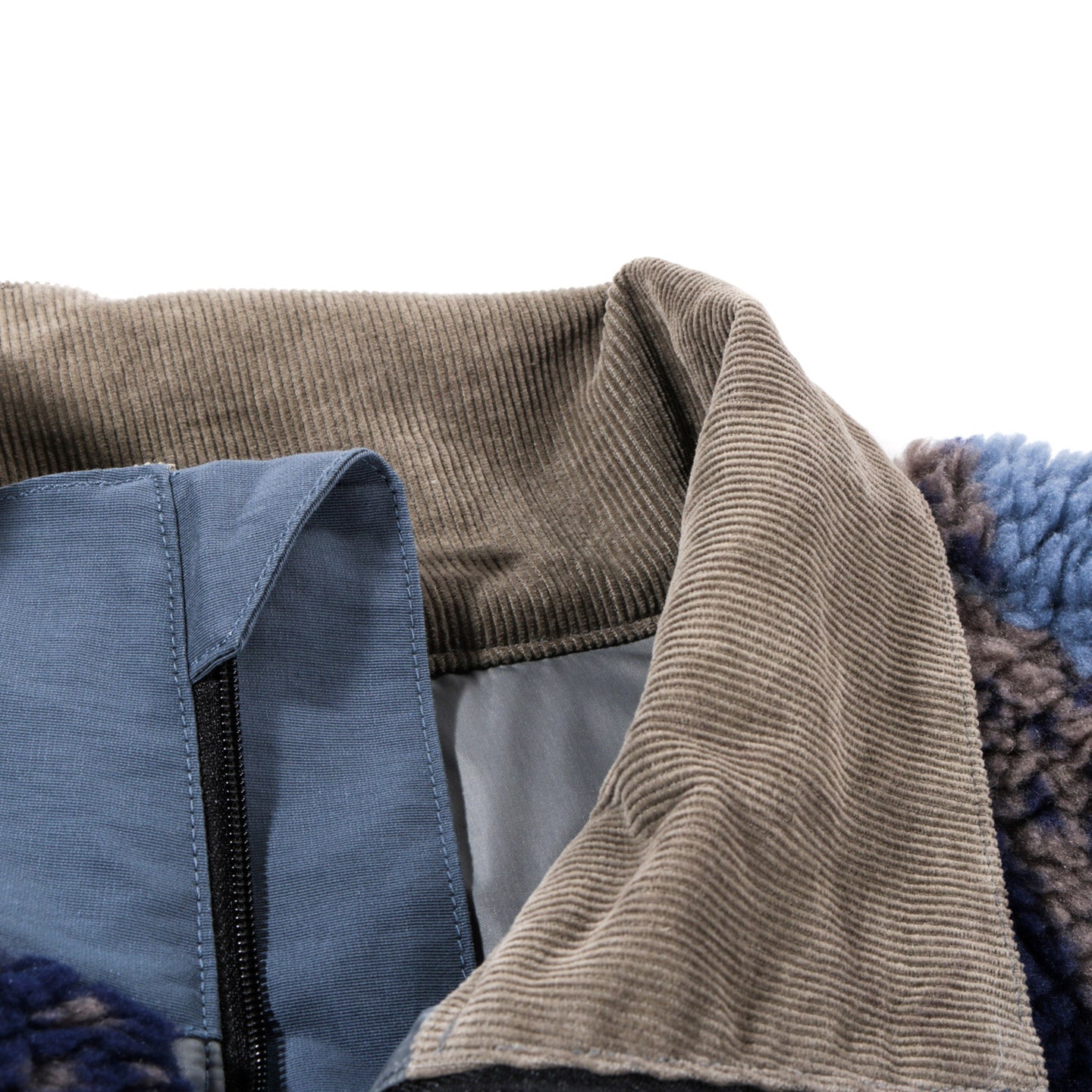 KAPITAL 60/40 CLOTH X TUGIHAGI FLEECE HUTTE ANORAK NAVY