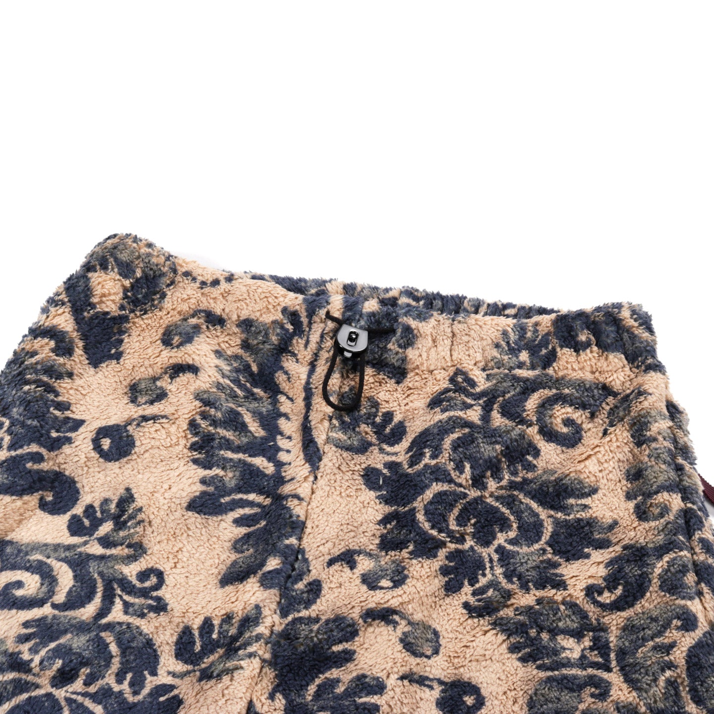 KAPITAL DAMASK FLEECE EASY PANTS BEIGE