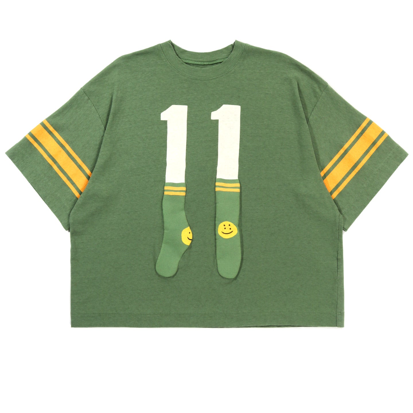 KAPITAL FOOTBALL BIG-T 11 SOCKS GREEN