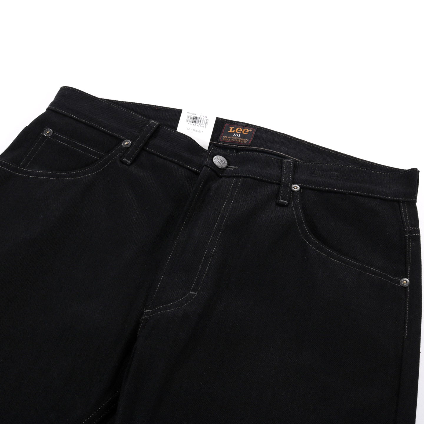 LEE 101 RIDER BLACK SELVAGE DRY