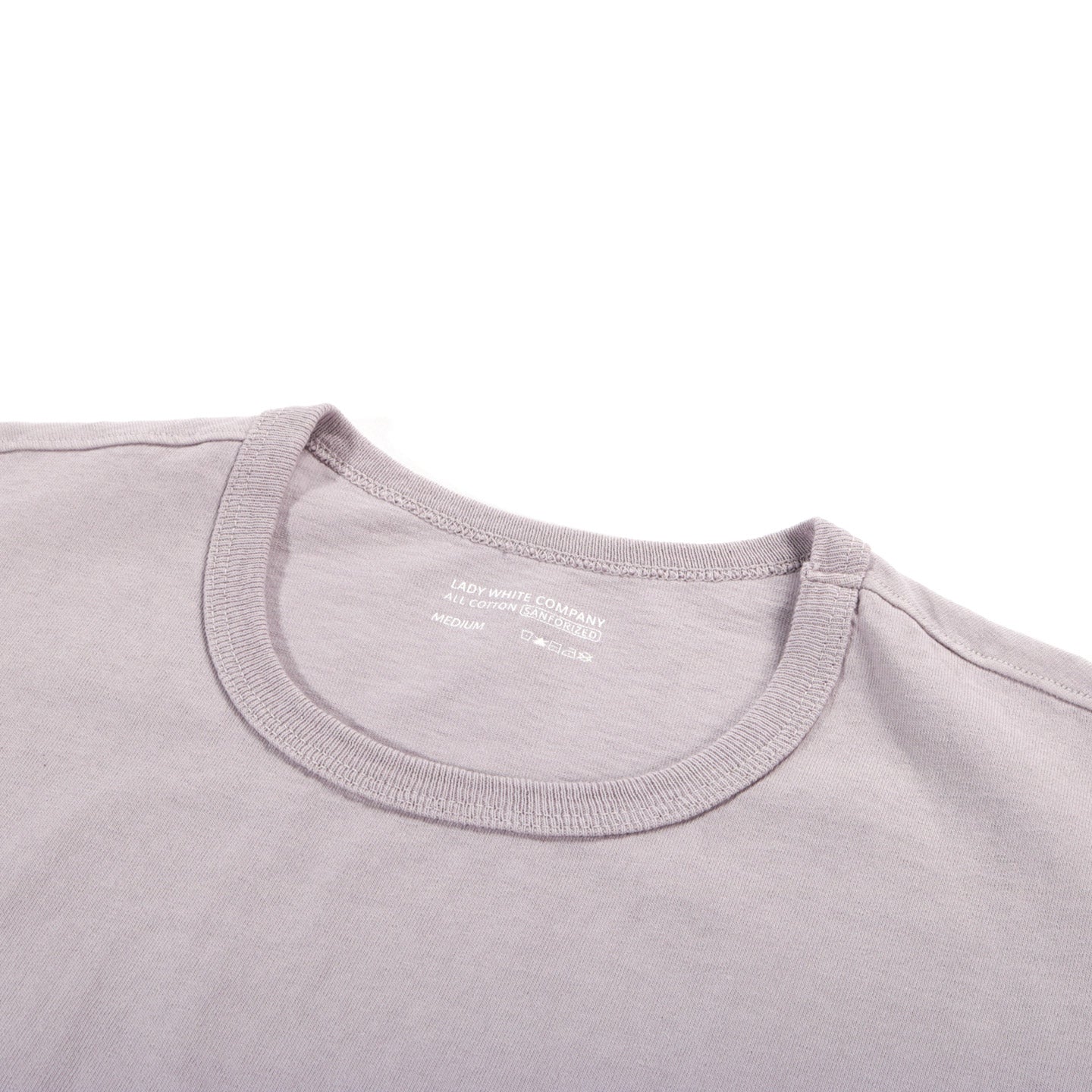 LADY WHITE CO. T-SHIRT GREYISH MAUVE