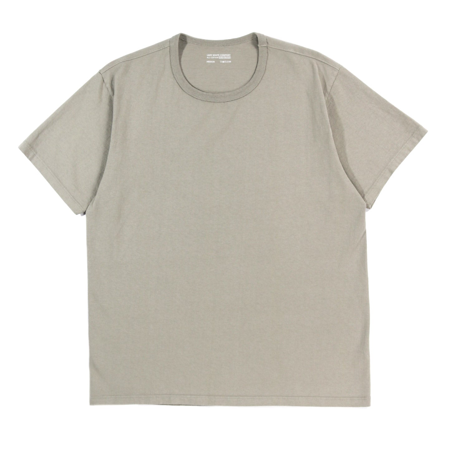 LADY WHITE CO. T-SHIRT MINERAL GREY