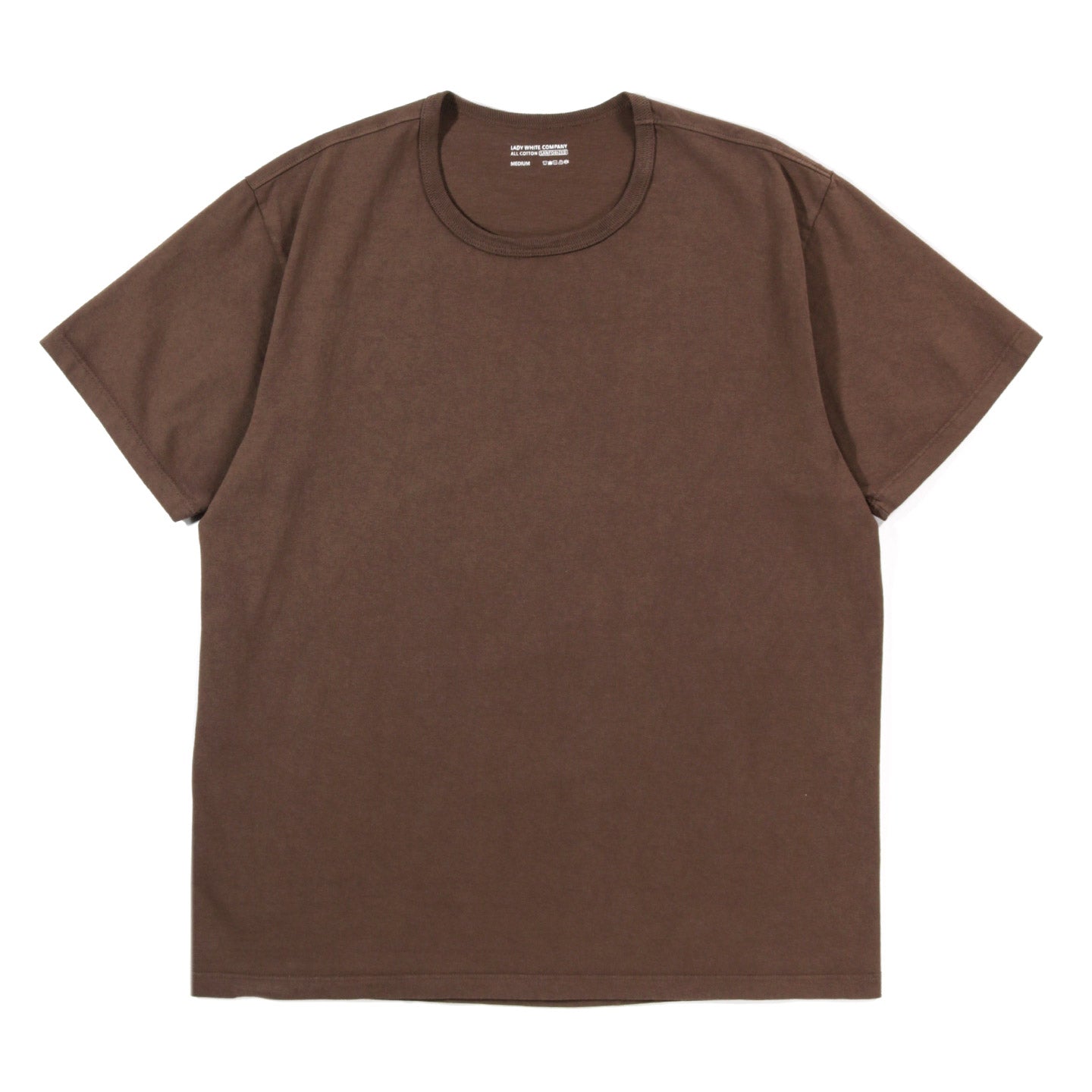 LADY WHITE CO. T-SHIRT DARK TAUPE