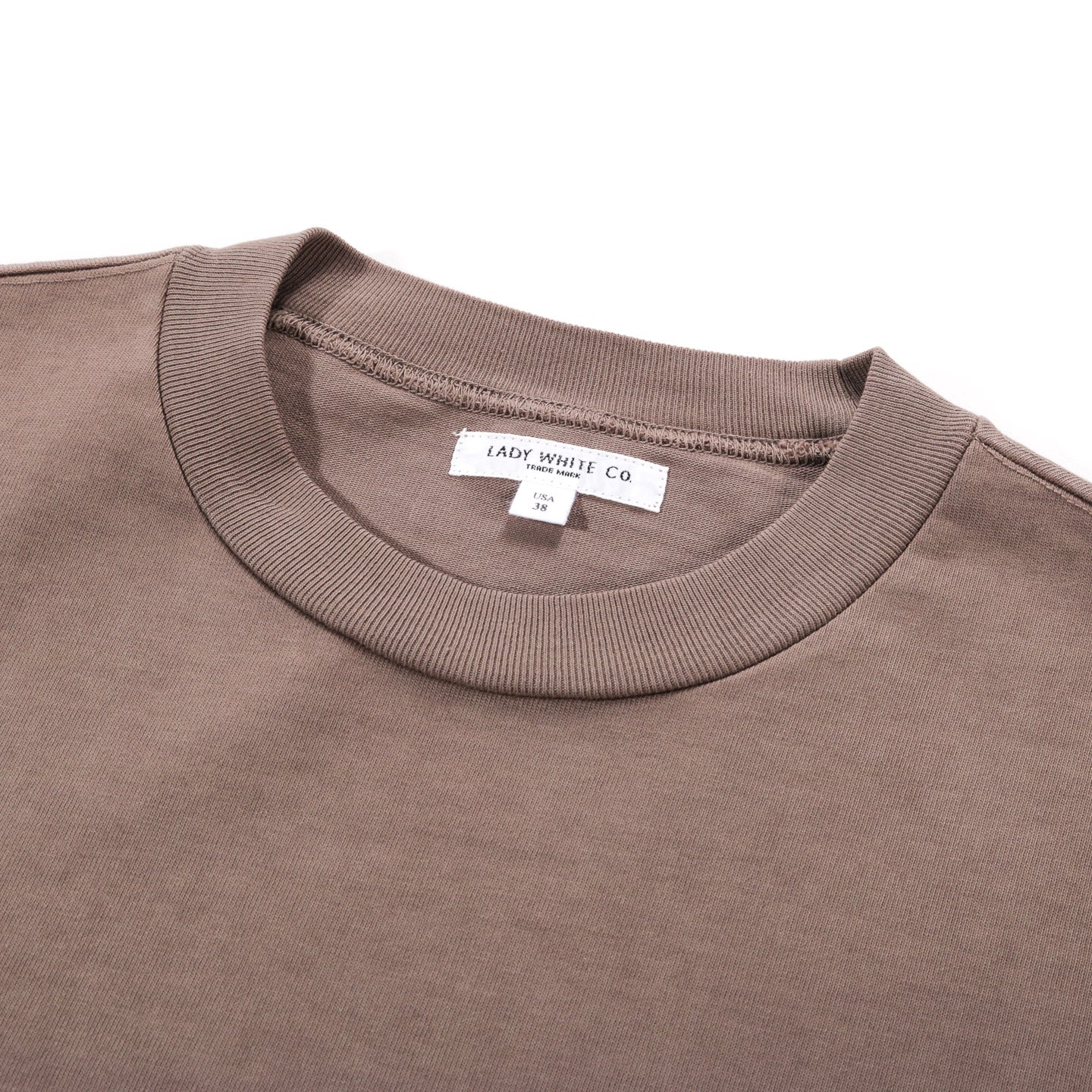 LADY WHITE CO. RUGBY T-SHIRT TAUPE