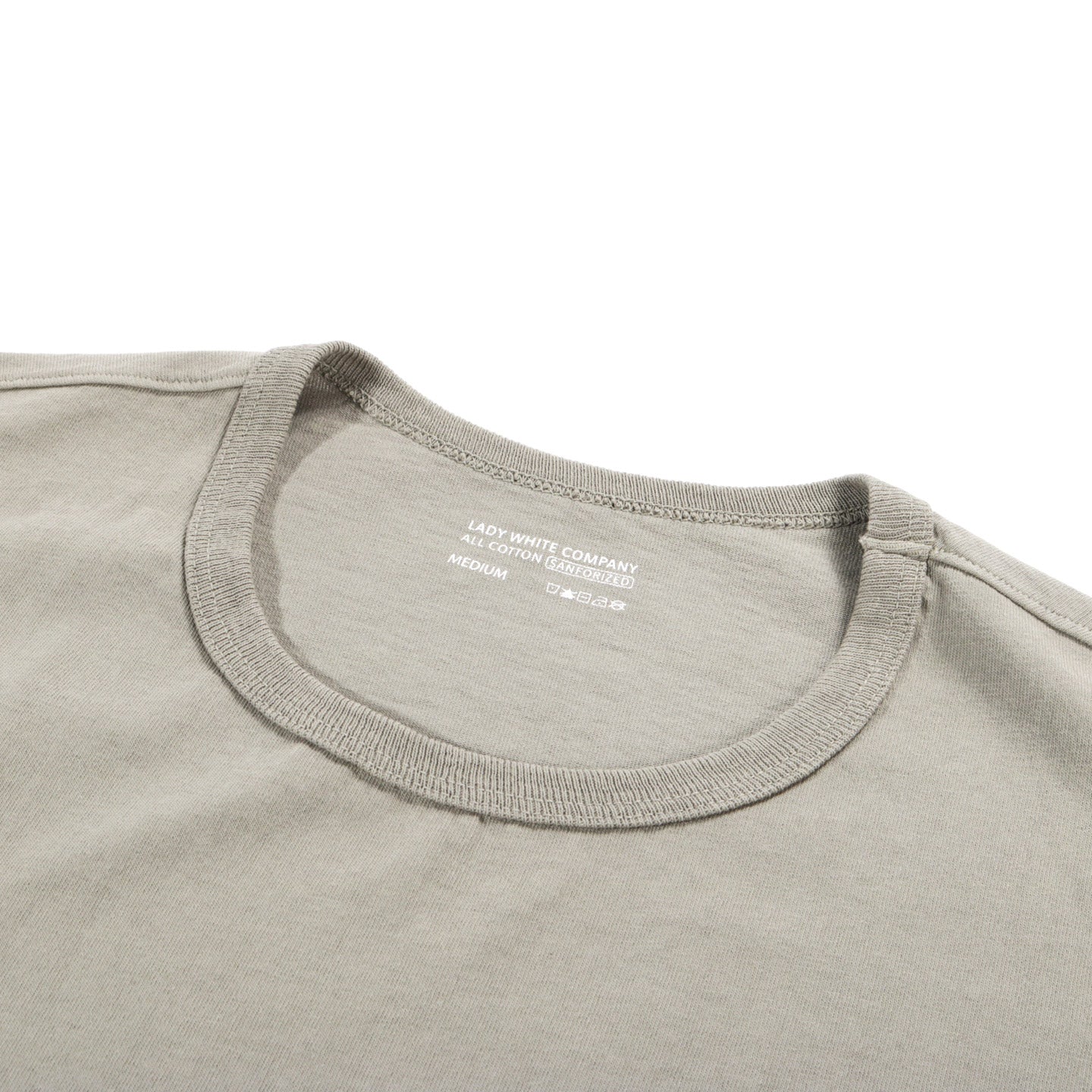 LADY WHITE CO. T-SHIRT MINERAL GREY