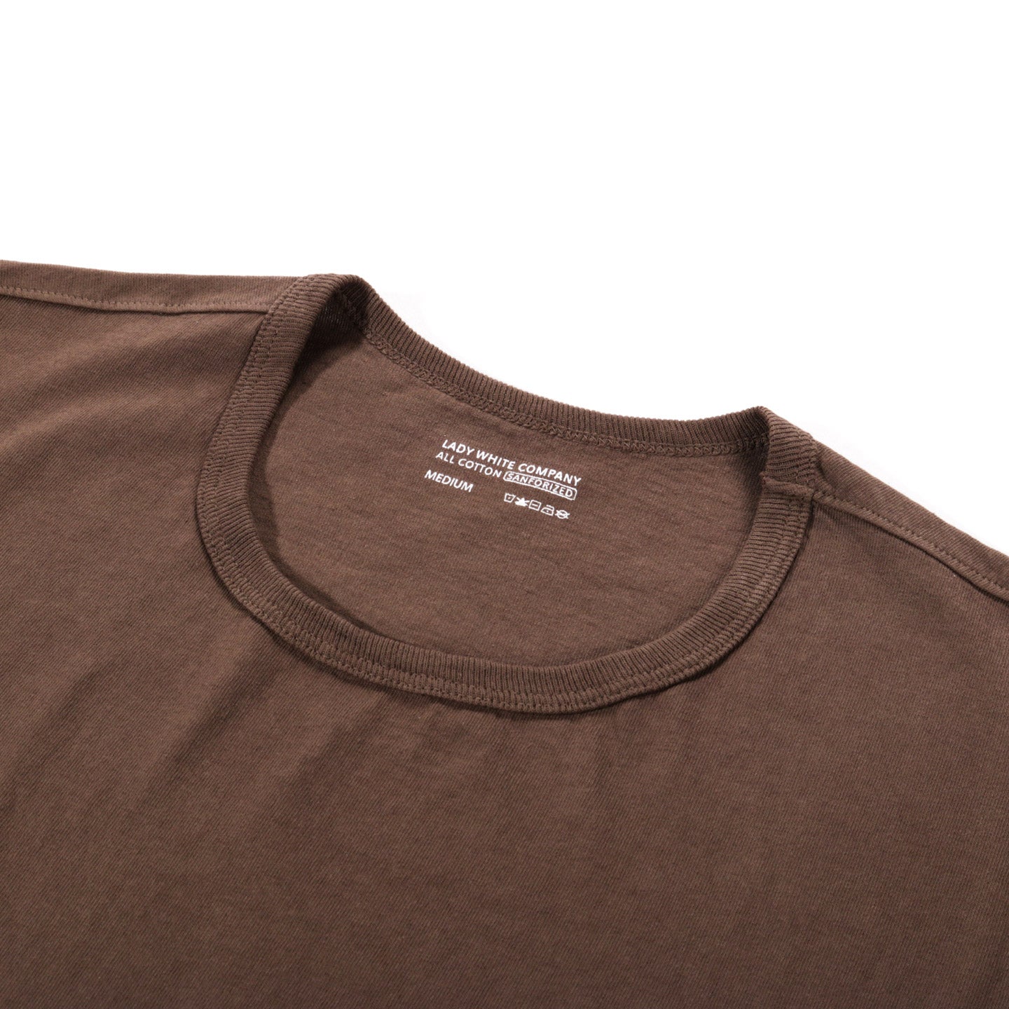 LADY WHITE CO. T-SHIRT DARK TAUPE