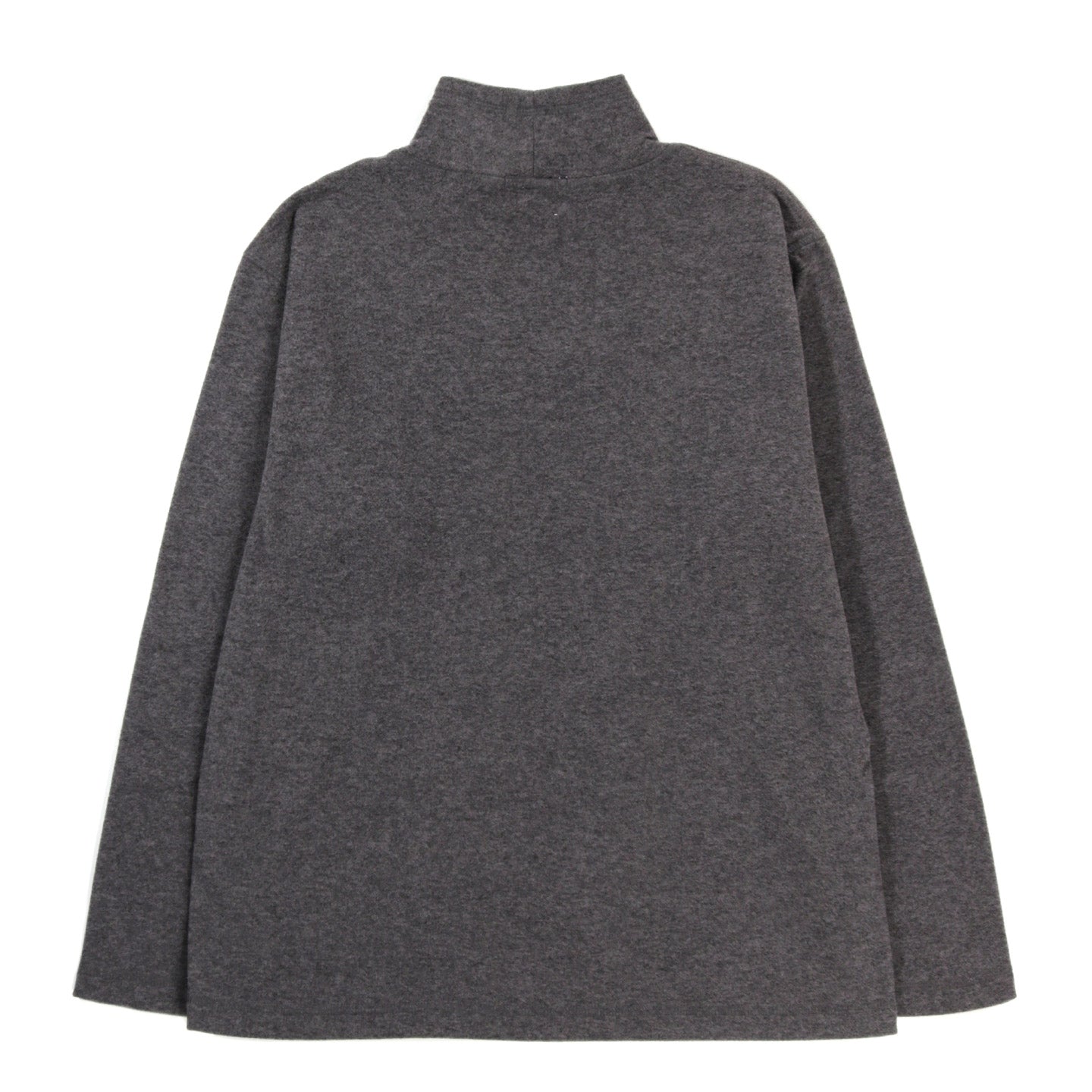 LADY WHITE CO. POLAR FLEECE MOCK NECK GREY MELANGE