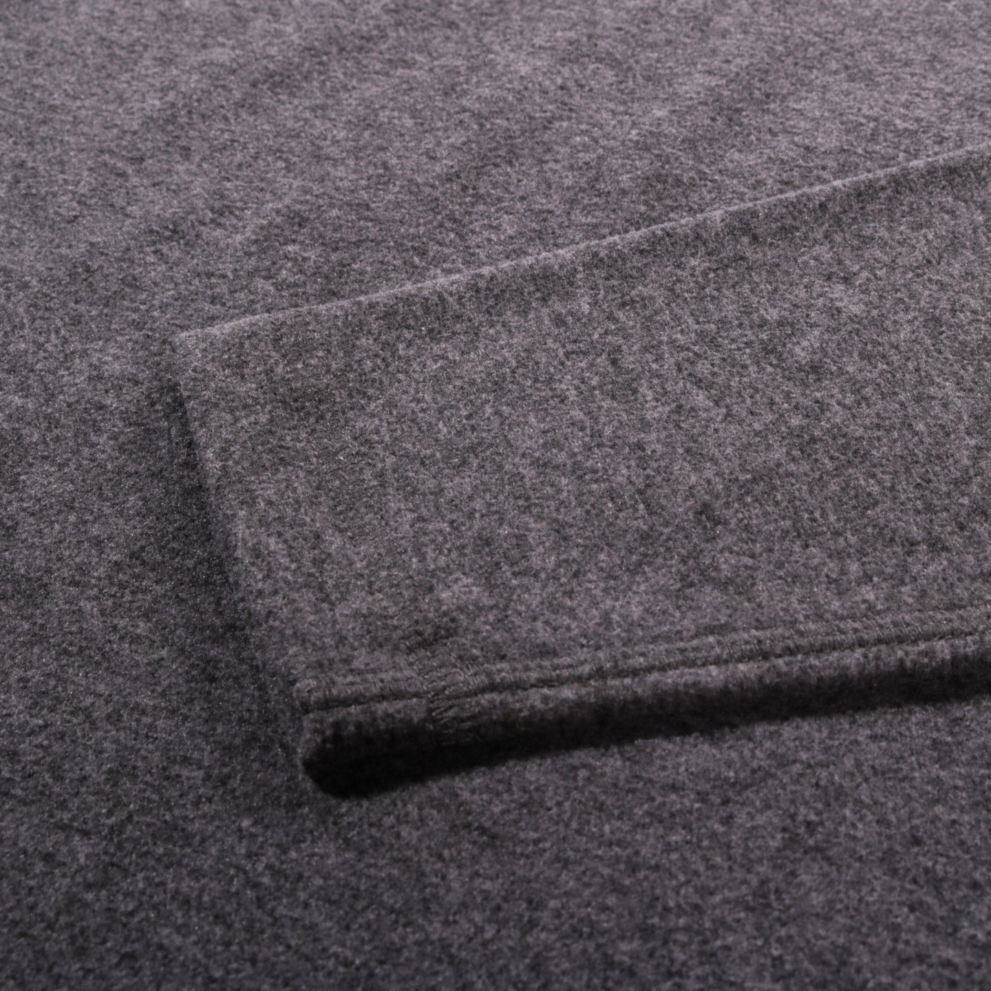 LADY WHITE CO. POLAR FLEECE MOCK NECK GREY MELANGE