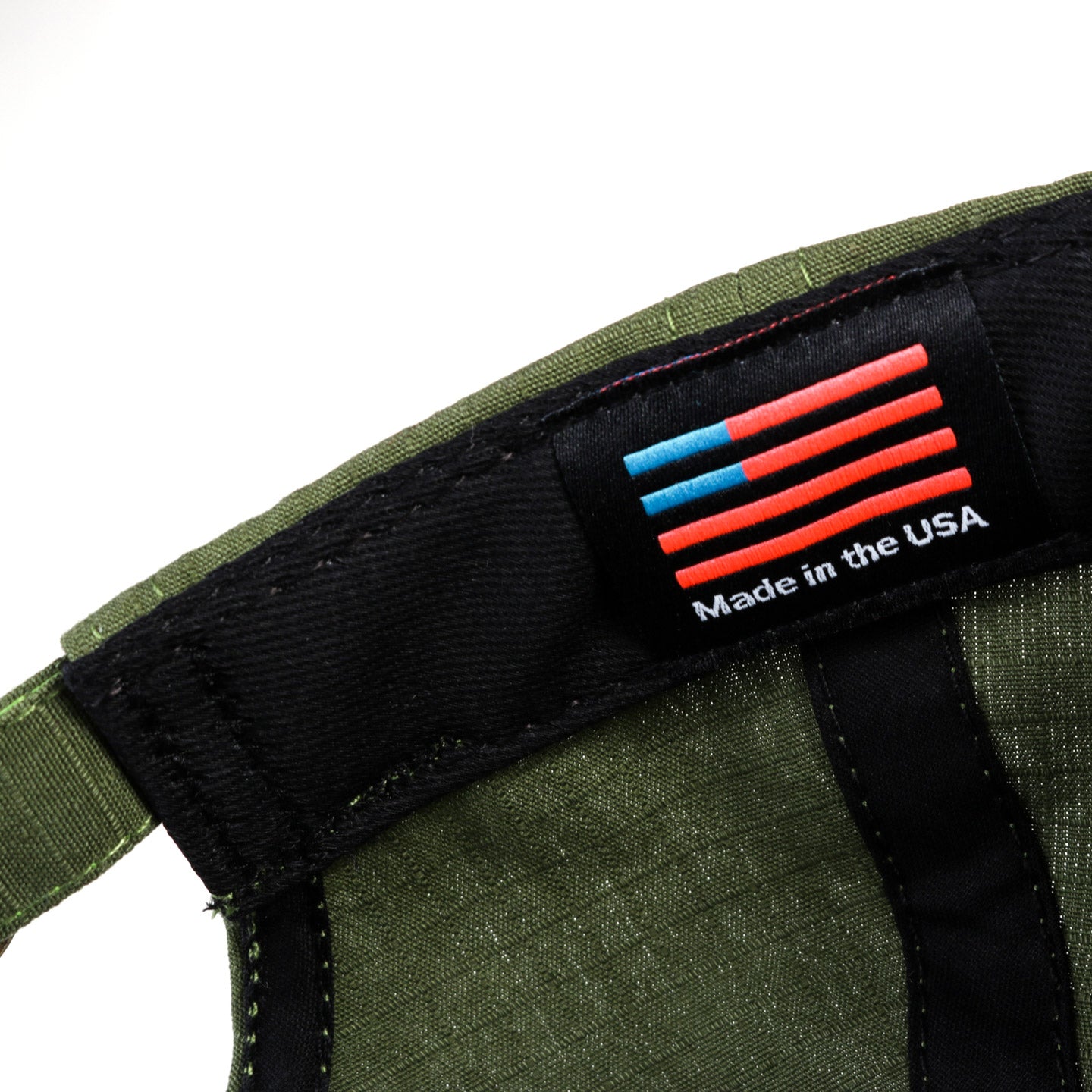 LITE YEAR 6 PANEL CAP 2 TONE COTTON RIPSTOP / NYLON OLIVE / SAND