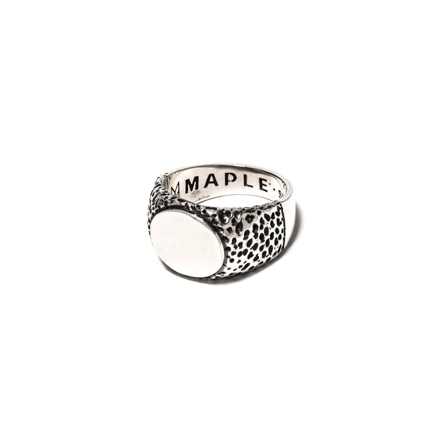MAPLE NUGGET RING SILVER 925